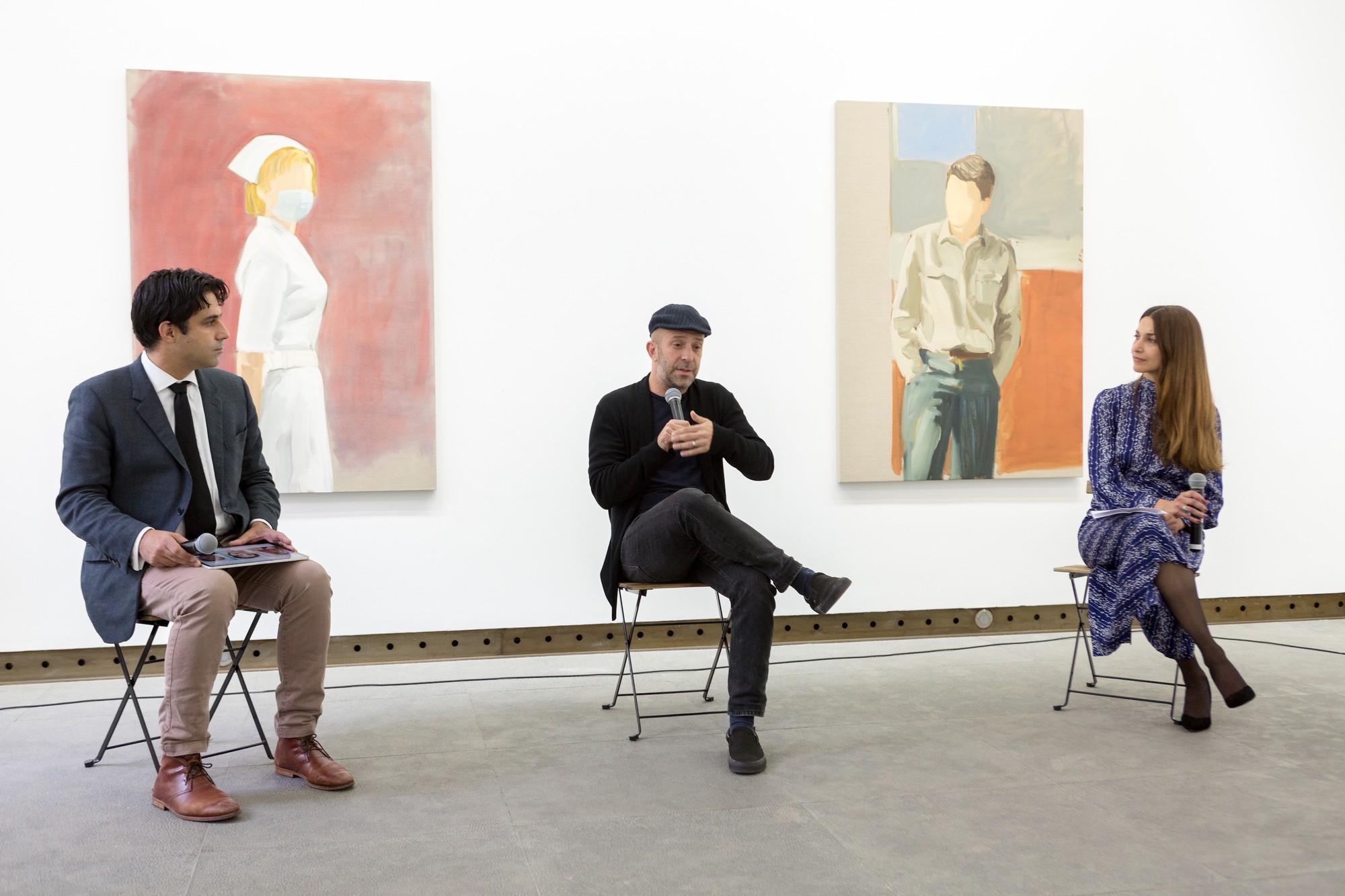 Roman Hossein Khonsari, Gideon Rubin et Anahita Vessier à la Galerie Karsten Greve, Paris.