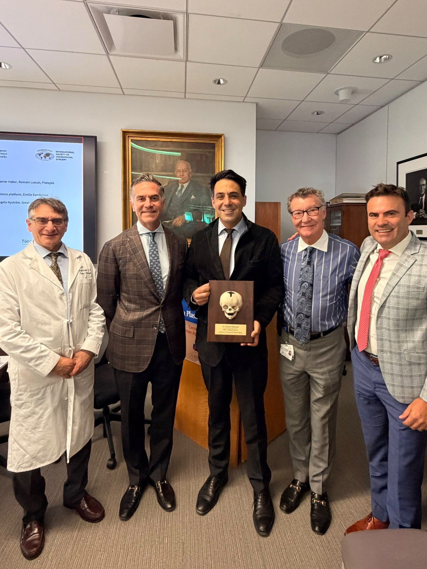 Roman Hossein Khonsari, professeur invité au Children's Hospital of Philadelphia